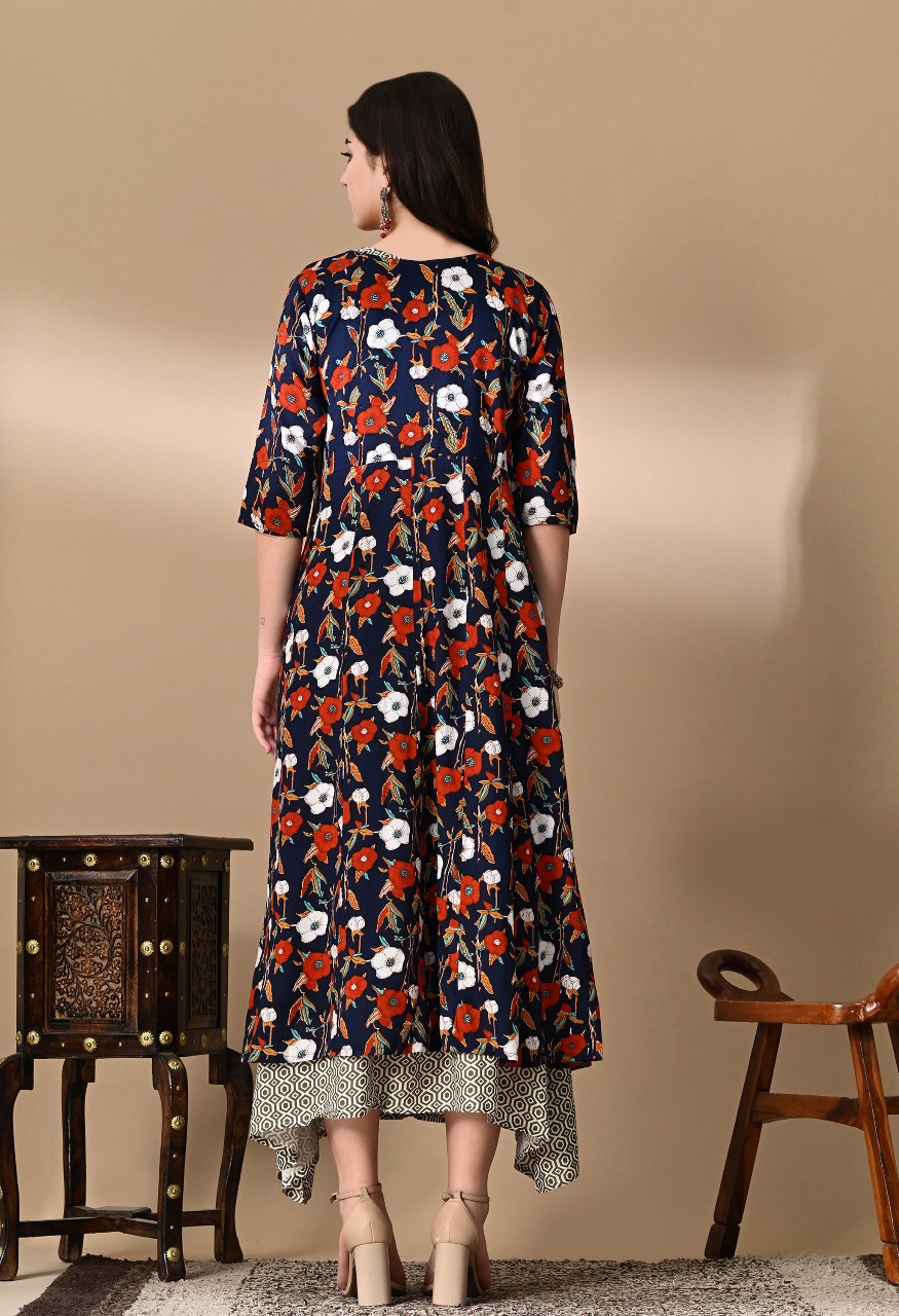 Aghanya Rayon Shrug Set – Chic & Versatile Layered Ethnic Outfit - Image 3
