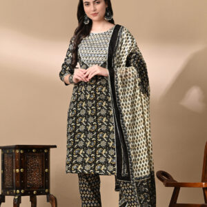 Aghanya Cynical Black Cotton Pant Set – Classic, Confident & Effortlessly Stylish