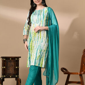 Aghanya Pea Soup Green Rayon Pant Set – Soft, Earthy & Effortlessly Stylish