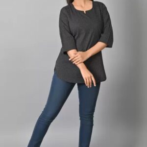 Aghanya Light Black  Top With Modern Design
