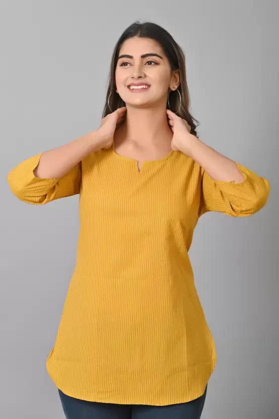 Aghanya Royal Yellow Top – Soft, Feminine & Effortlessly Chic - Image 2